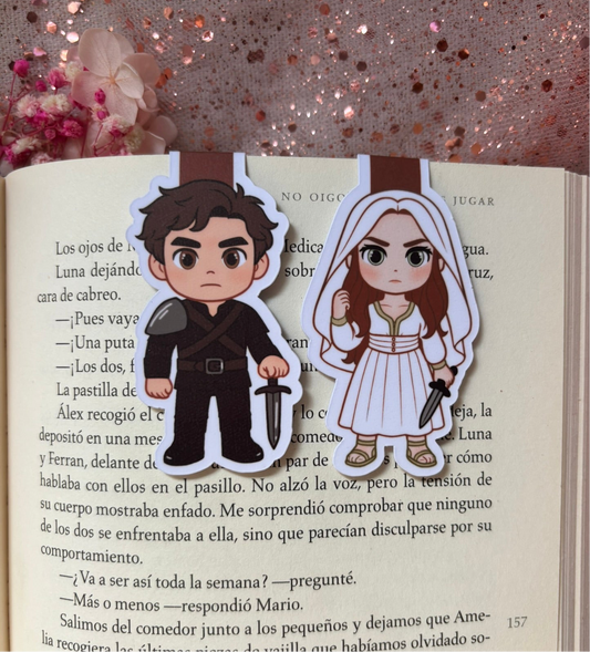Poppy y Casteel (De sangre y cenizas)